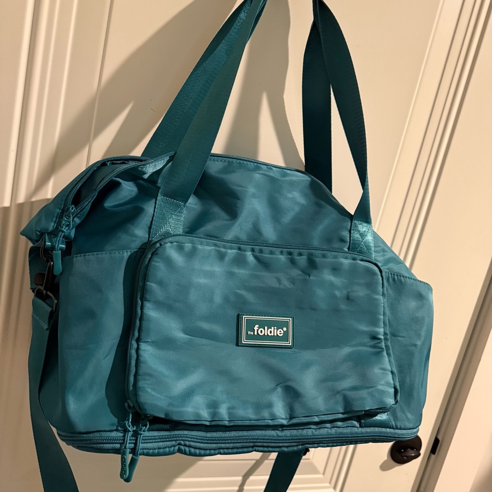 New never used Foldie travel bag teal - Picture 2 of 14